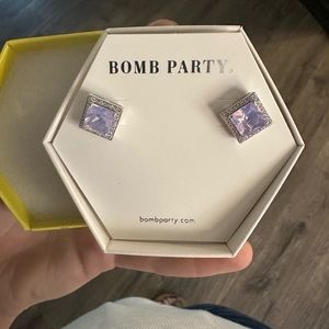Bomb party earrings
